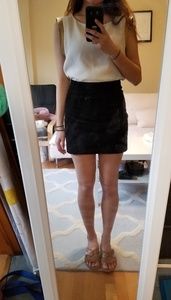 Maje sleeveless silk blouse tank top